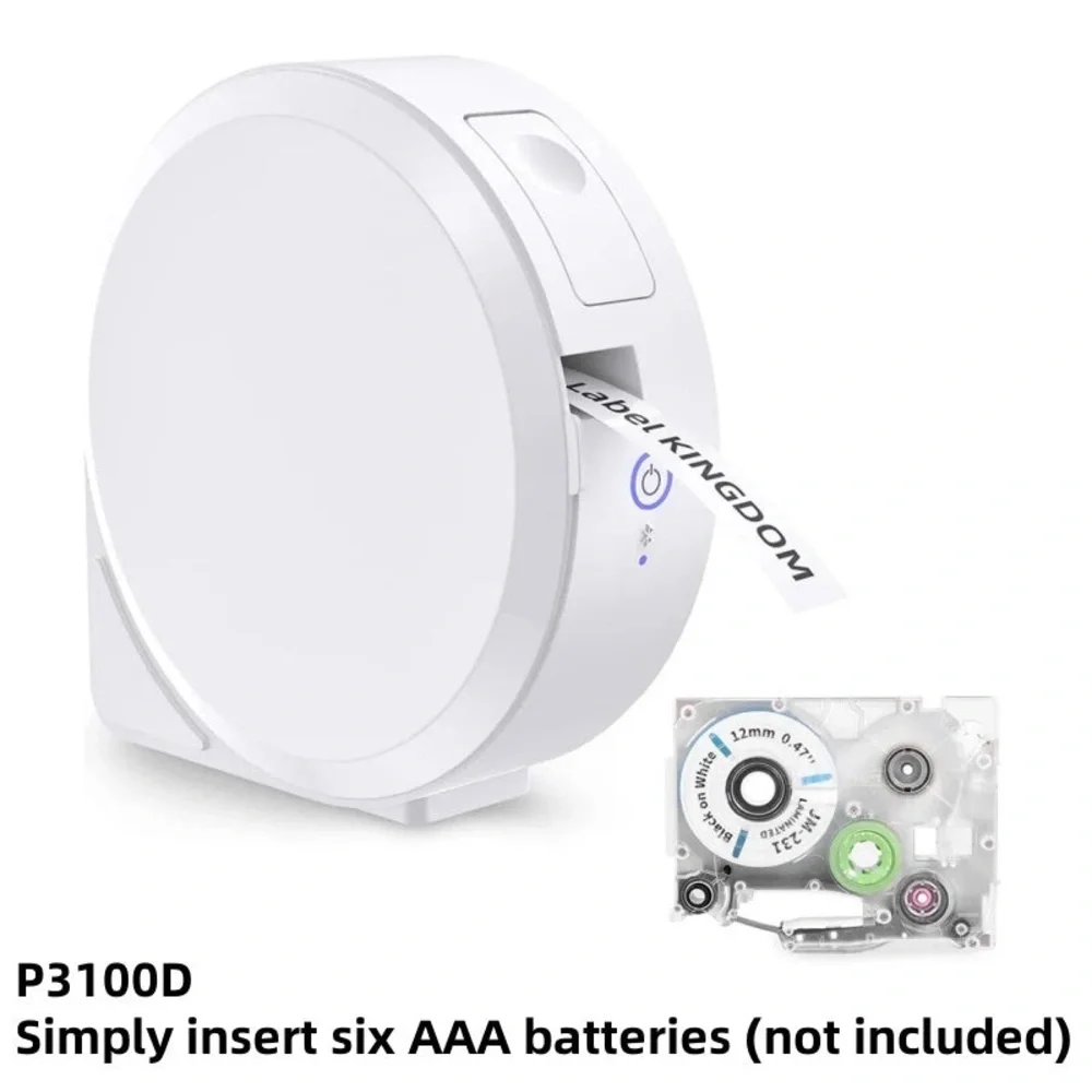 Phomemo P3100 Portable Bluetooth Printer Laminated Label Maker Machine with Tape